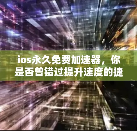 ios永久免费加速器,你是否曾错过提升速度的捷径?
