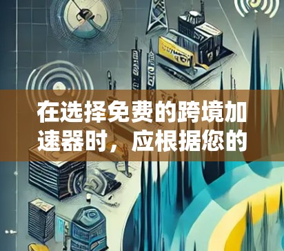 在选择免费的跨境加速器时,应根据您的使用场景和需求进行选择。以下是针对不同场景的推荐