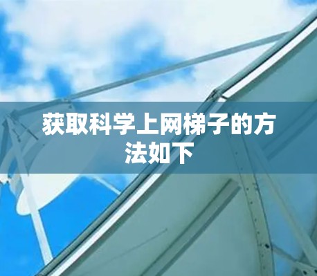获取科学上网梯子的方法如下 获取科学上网梯子的方法如下