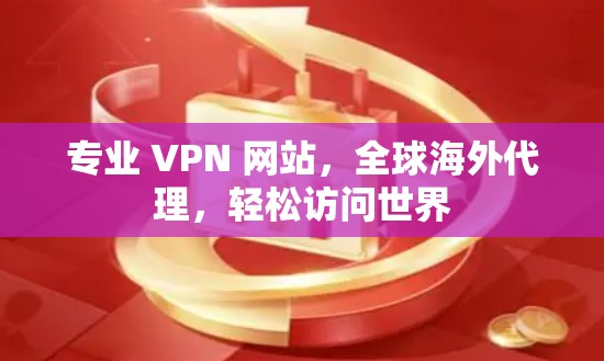 专业 VPN 网站，全球海外代理，轻松访问世界