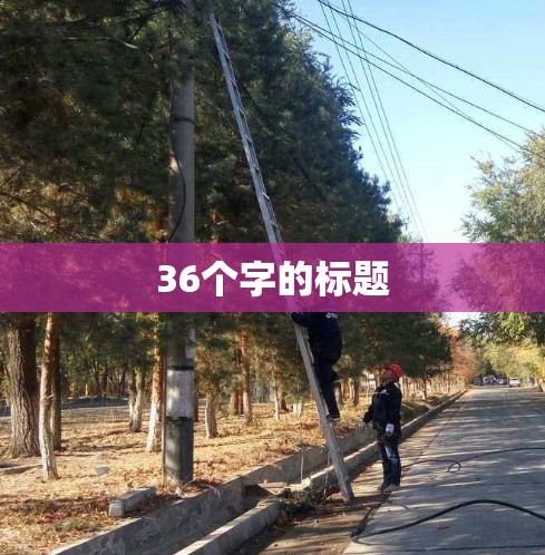 36个字的标题 36个字的标题