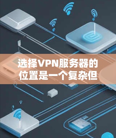 选择VPN服务器的位置是一个复杂但重要的步骤,涉及多个因素的综合考量。以下是一步步的指南,帮助您更好地选择适合的服务器位置 选择VPN服务器的位置是一个复杂但重要的步骤,涉及多个因素的综合考量。以下是一步步的指南,帮助您更好地选择适合的服务器位置