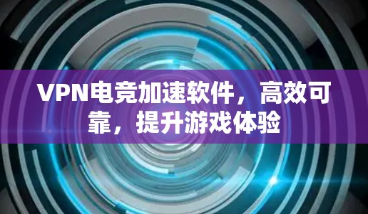 VPN电竞加速软件，高效可靠，提升游戏体验