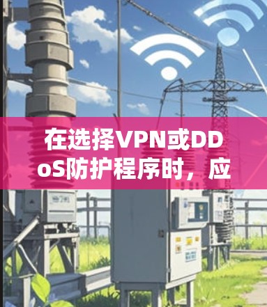 在选择VPN或DDoS防护程序时，应根据以下因素进行评估