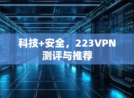 科技+安全，223VPN测评与推荐