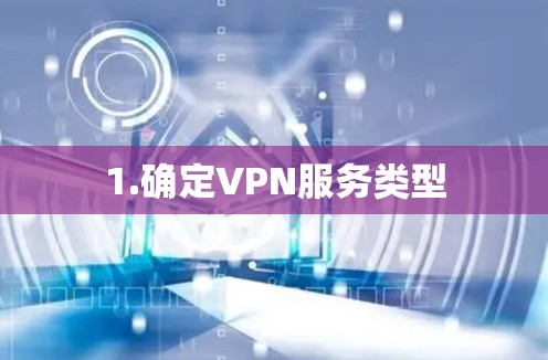 1.确定VPN服务类型