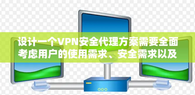 设计一个VPN安全代理方案需要全面考虑用户的使用需求、安全需求以及技术配置。以下是一个详细的分步指南，涵盖所有必要的步骤