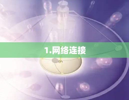 1.网络连接 1.网络连接