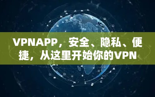 VPNAPP,安全、隐私、便捷,从这里开始你的VPN之旅 VPNAPP,安全、隐私、便捷,从这里开始你的VPN之旅