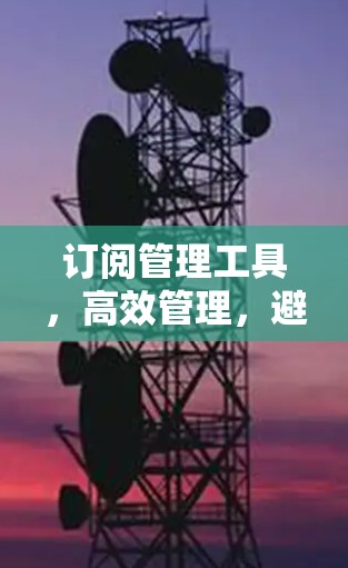 订阅管理工具，高效管理，避免冗杂