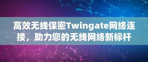 高效无线保密Twingate网络连接,助力您的无线网络新标杆 高效无线保密Twingate网络连接,助力您的无线网络新标杆