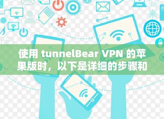 使用 tunnelBear VPN 的苹果版时，以下是详细的步骤和注意事项