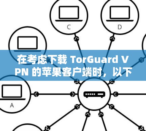 在考虑下载 TorGuard VPN 的苹果客户端时，以下几点提供了全面的建议