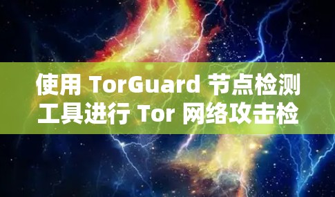 使用 TorGuard 节点检测工具进行 Tor 网络攻击检测，可以有效识别DDoS攻击者、DDoS攻击者和网络攻击等异常行为。以下是使用 TorGuard 的基本步骤和方法