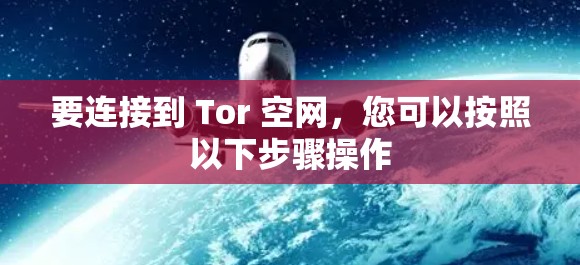 要连接到 Tor 空网,您可以按照以下步骤操作 要连接到 Tor 空网,您可以按照以下步骤操作