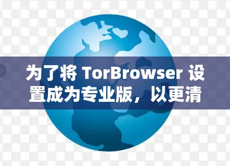 为了将 TorBrowser 设置成为专业版,以更清晰地显示网络连接并提高访问效率,可以按照以下步骤进行操作 为了将 TorBrowser 设置成为专业版,以更清晰地显示网络连接并提高访问效率,可以按照以下步骤进行操作