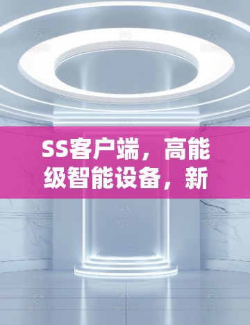 SS客户端,高能级智能设备,新标准下的创新 SS客户端,高能级智能设备,新标准下的创新