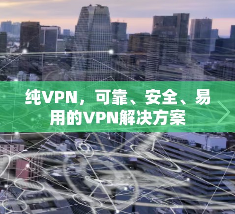 纯VPN，可靠、安全、易用的VPN解决方案