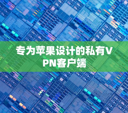 专为苹果设计的私有VPN客户端 专为苹果设计的私有VPN客户端