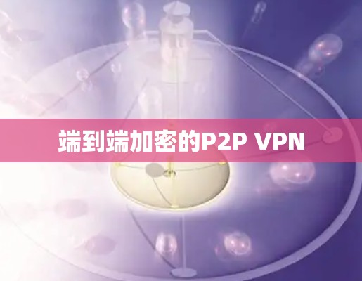 端到端加密的P2P VPN 端到端加密的P2P VPN